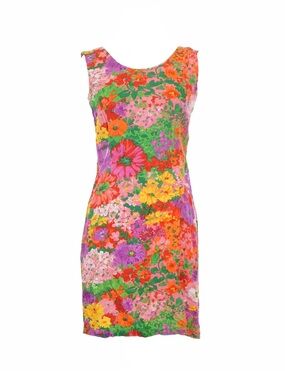 NWOT Vintage Jams World In Bloom Hawaii Dress Tropical Wearable Art 90s
